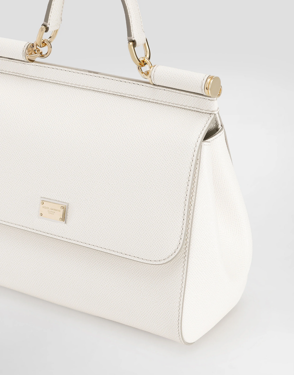 DOLCE & GABBANA Grand sac Sicily en cuir de veau Dauphine