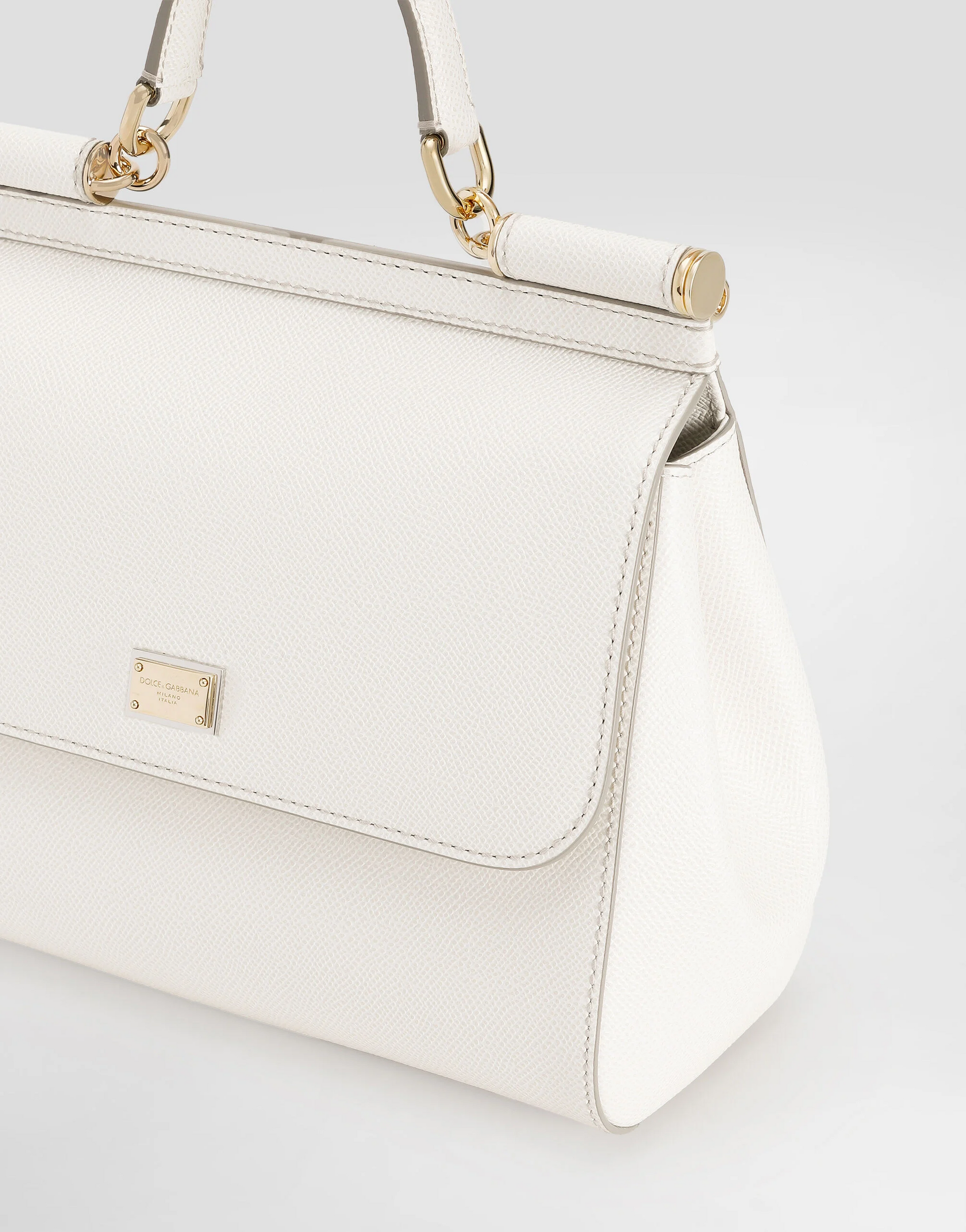 DOLCE & GABBANA Grand sac Sicily en cuir de veau Dauphine