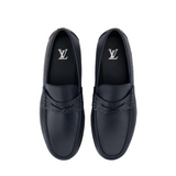 Mocassins Louis Vuitton - Major - Cuir lisse - Bleu Marine