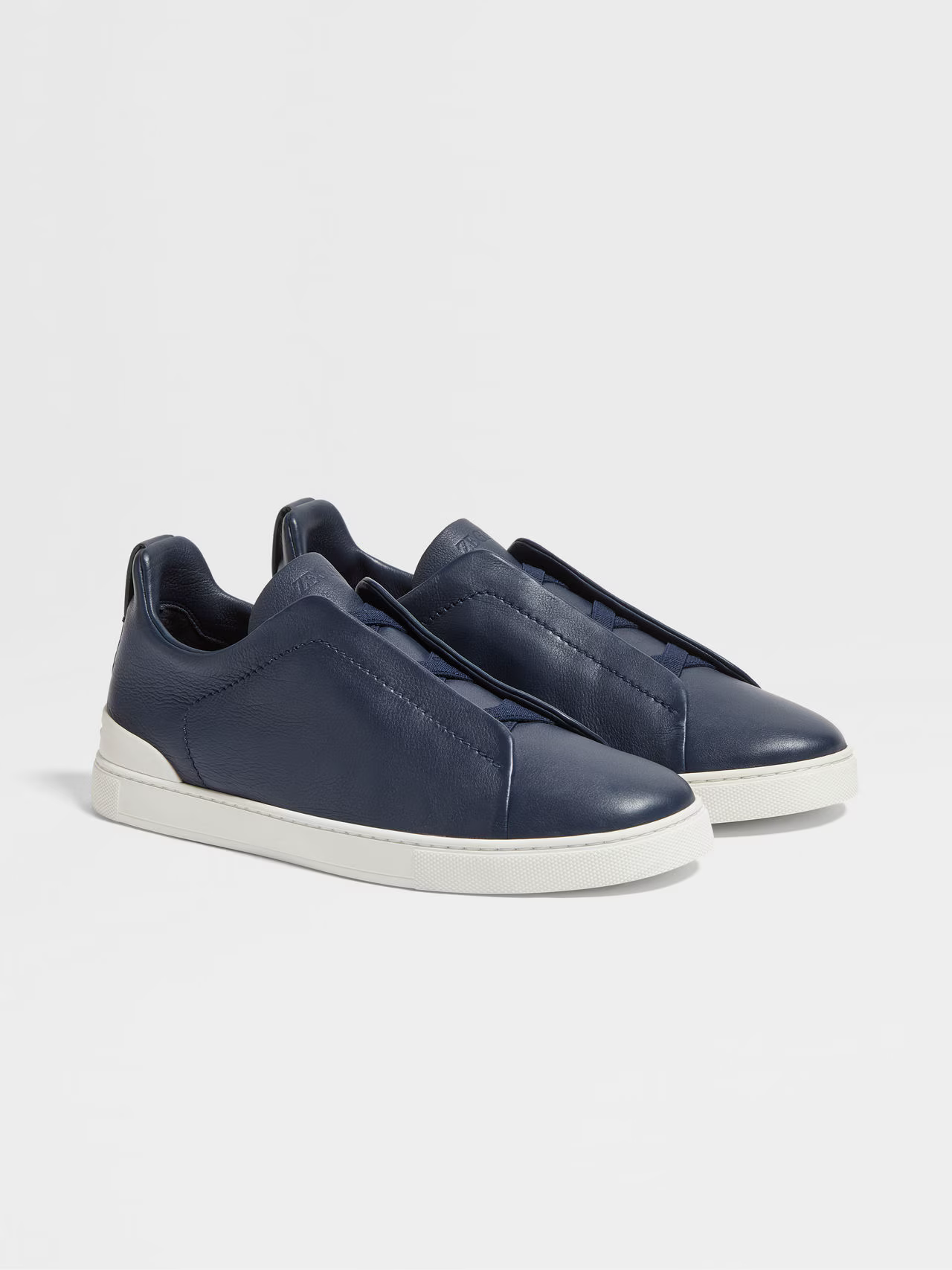 BASKETS ZEGNA TRIPLE STITCH™ SECONDSKIN EN BLEU