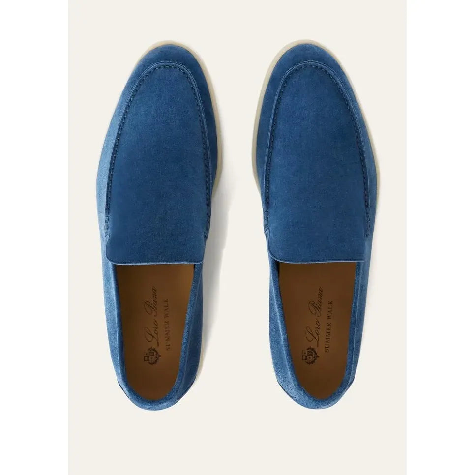Mocassins Loro piana - Summer Walk Loafer - Bleu