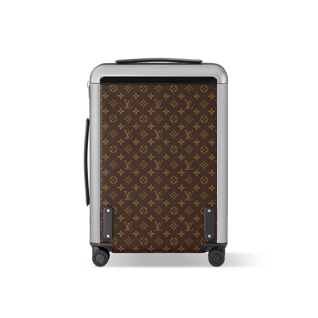 VALISE LV CABINE HORIZON 55 EN TOILE MONOGRAM MACASSAR