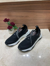 Espadrilles Berluti - Shadow - Maille et Cuir - Noir
