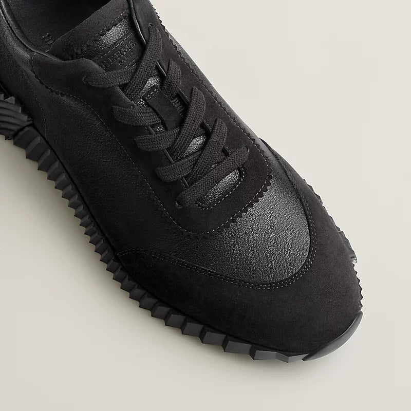 Espadrilles Hermes - Bouncing - Noir/Blanc
