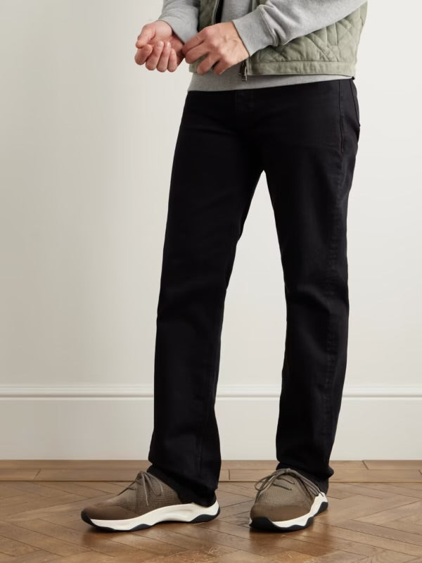 BASKETS BERLUTI SHADOW VENEZIA EN MAILLE STRETCH CUIR EN VERT CLAIR