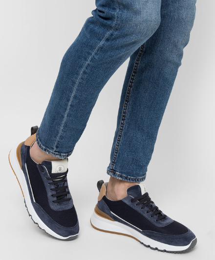 BASKETS BRUNELLO CUCINELLI EN BLEU