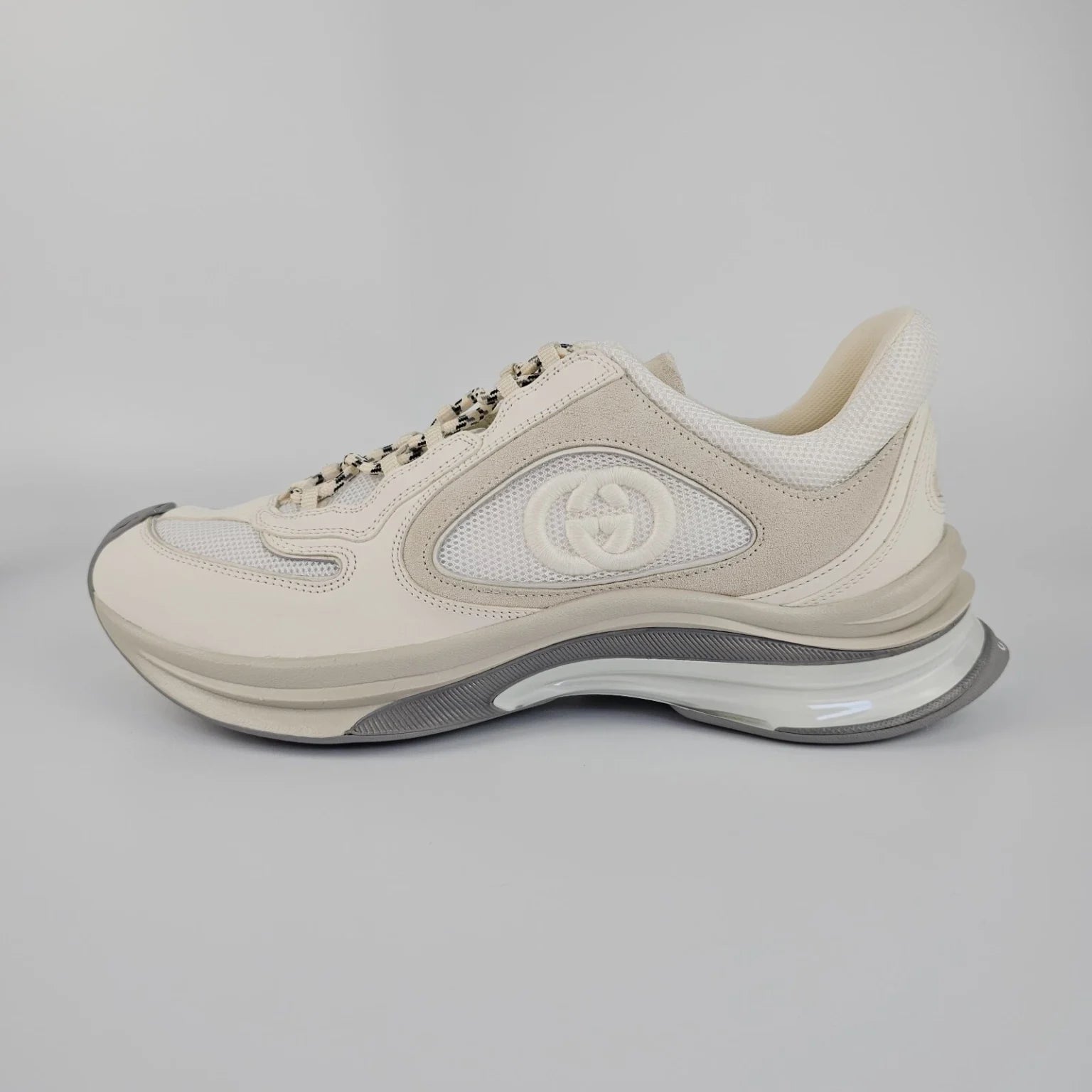 BASKETS GUCCI RUN EN BLANC