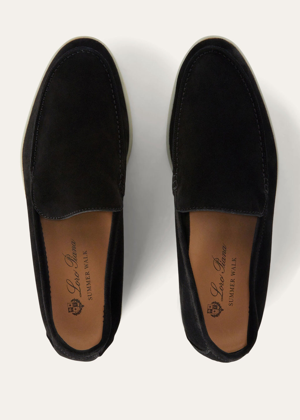 Loro piana Mocassins Summer Walk Black