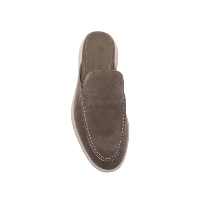 MOCASSINS BABOUCHE WALK EN MARRON CENDRE