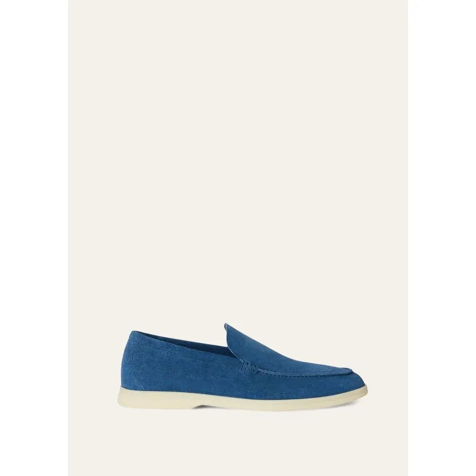 Mocassins Loro piana - Summer Walk Loafer - Bleu