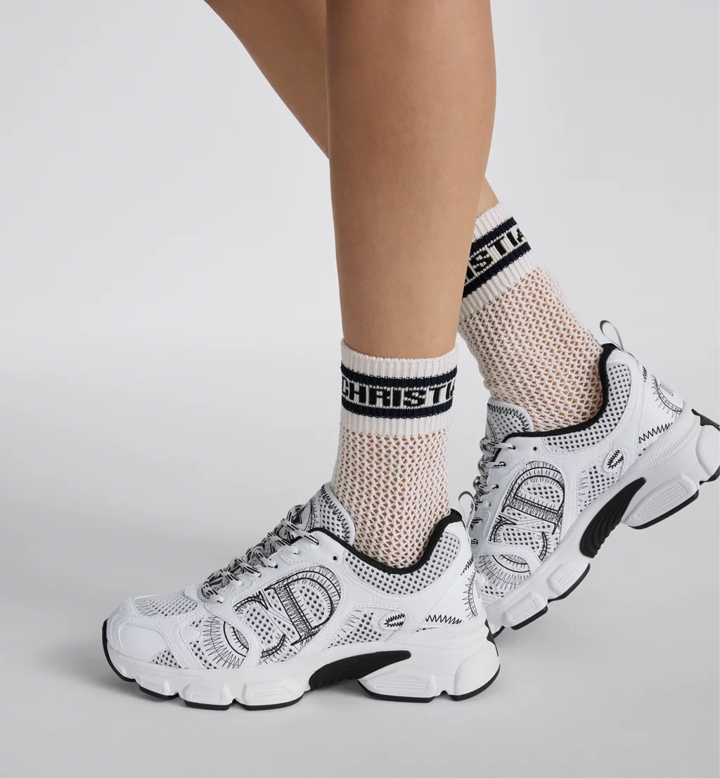BASKETS DIOR CHRONO EN NOIR/BLANC