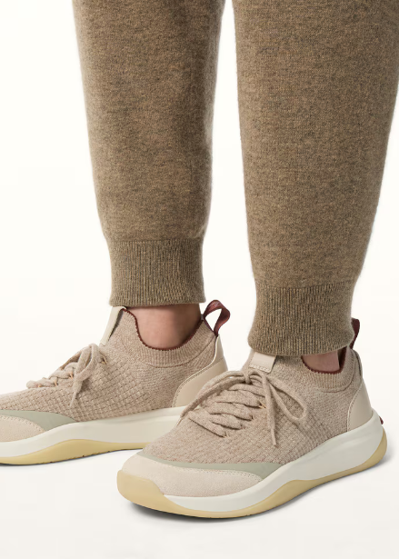 SNEAKERS LORO PIANA 410 LP WALK EN KASHA MELANGE