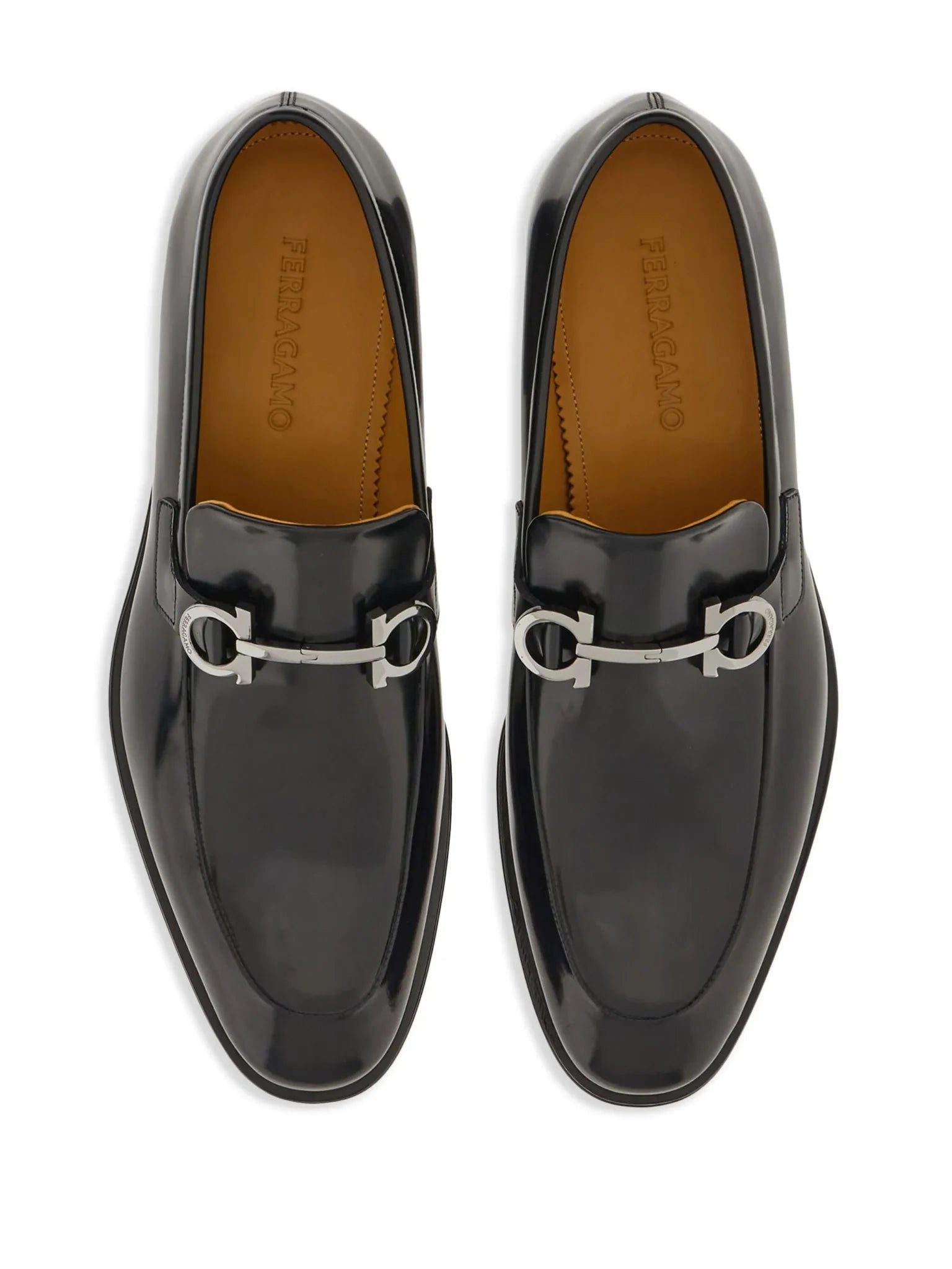 MOCASSINS FERRAGAMO EN CUIR A BOUCLES GANCINI