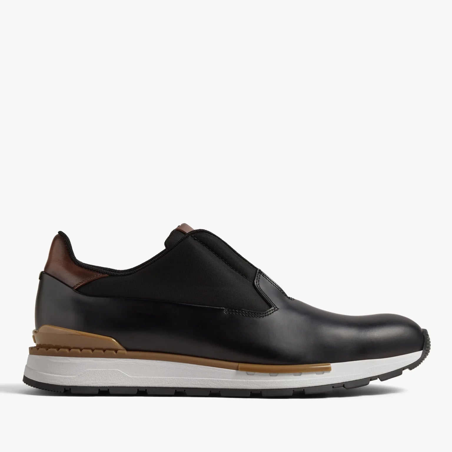SNEAKER BERLUTI FAST TRACK EN CUIR DE VEAU GLACE EN NOIR