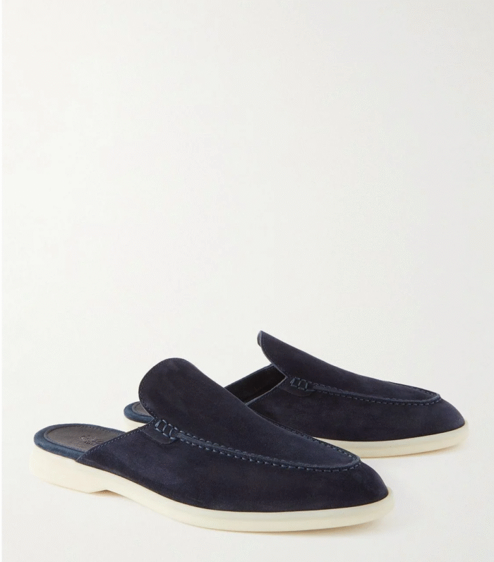MOCASSINS BABOUCHE WALK EN BLEU FONCE