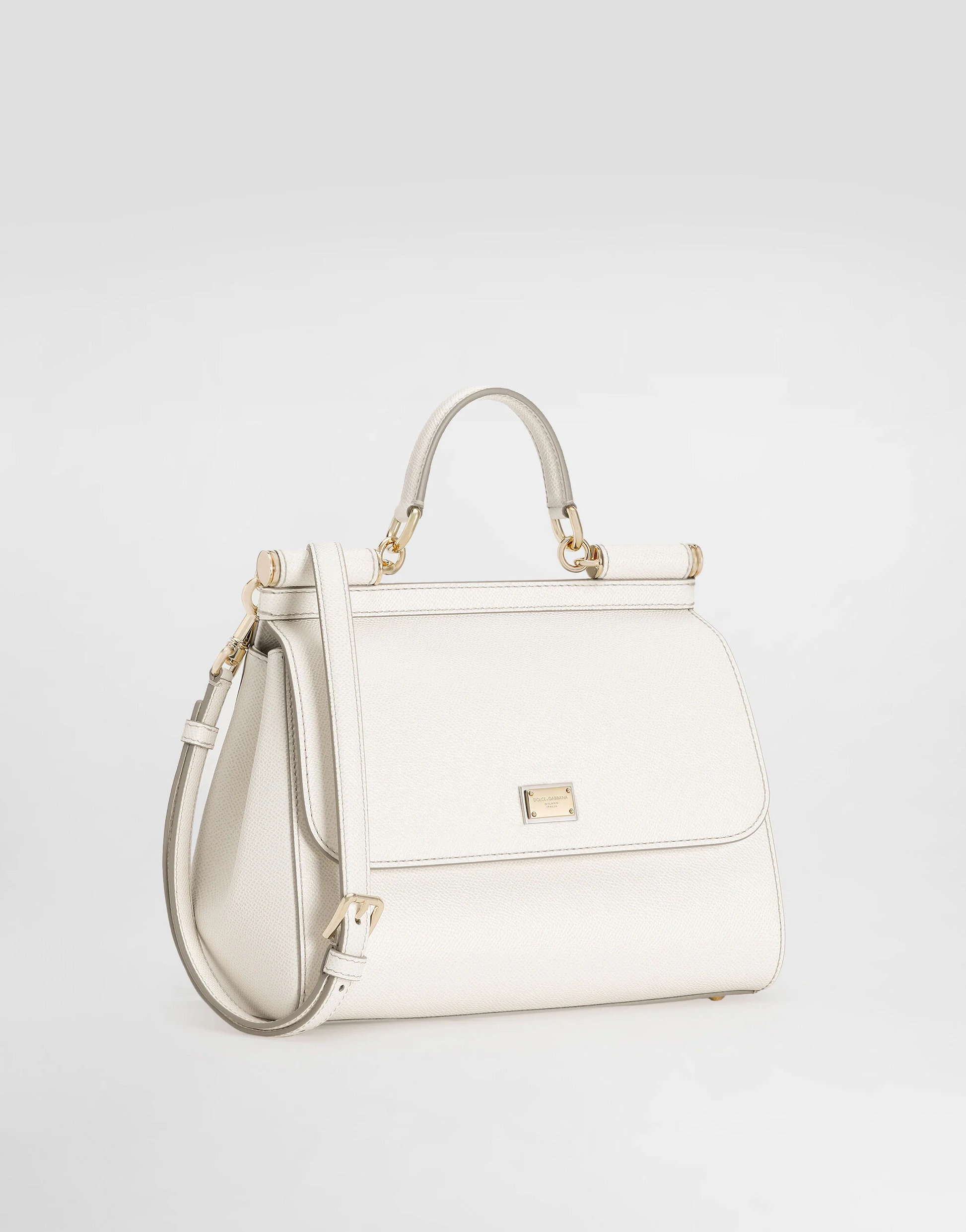 DOLCE & GABBANA Grand sac Sicily en cuir de veau Dauphine