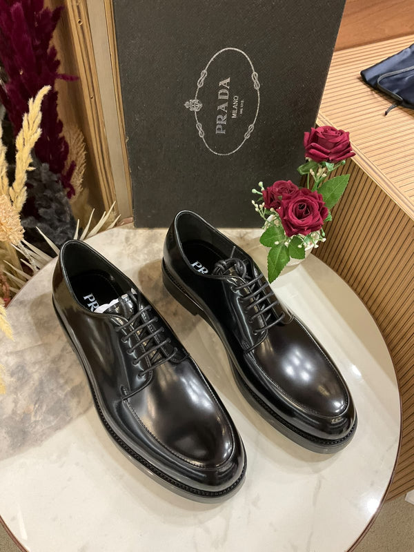 Derby Prada - Cuir Brossé