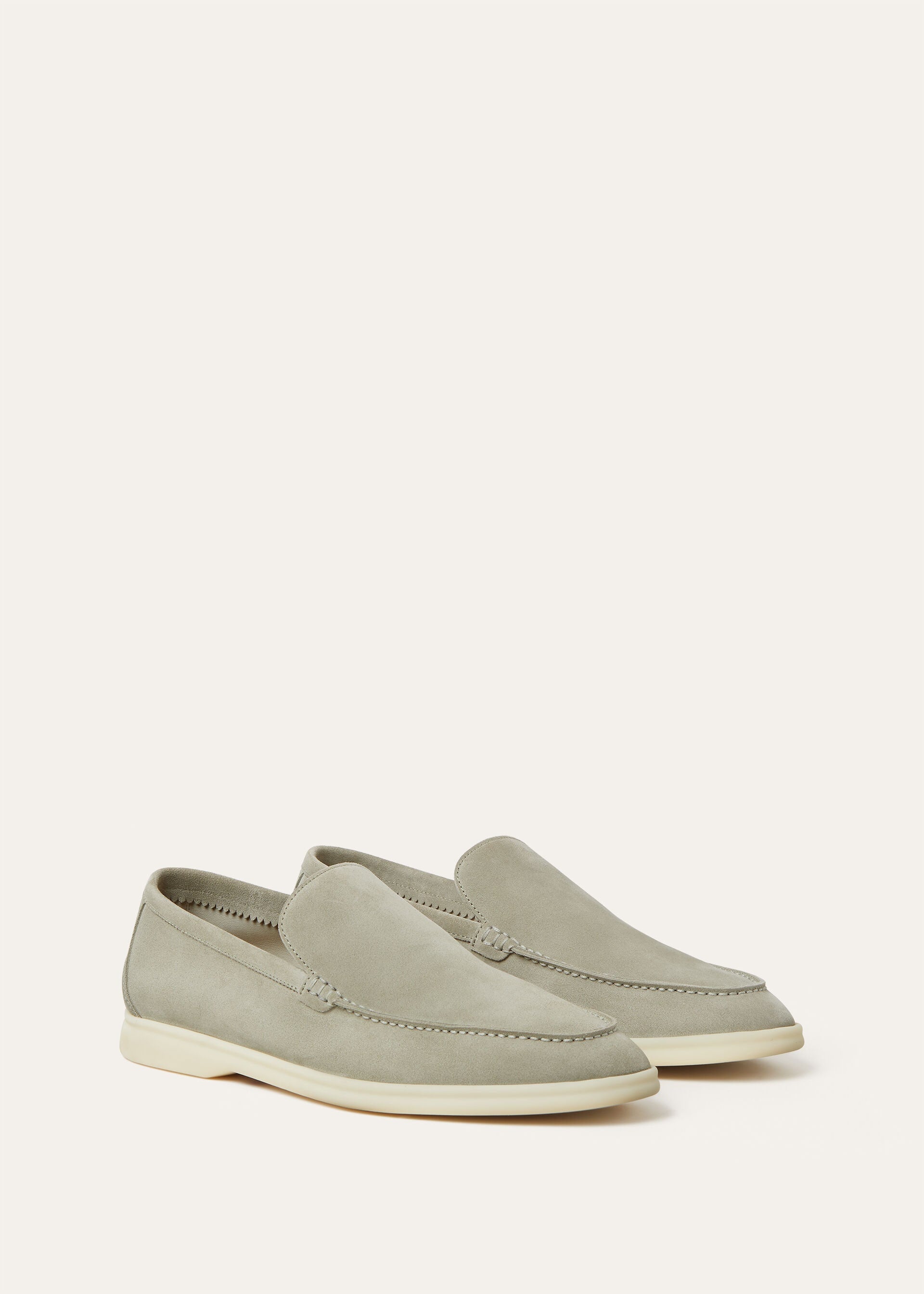 Loro piana Mocassins summer walk Wild Desert Sage