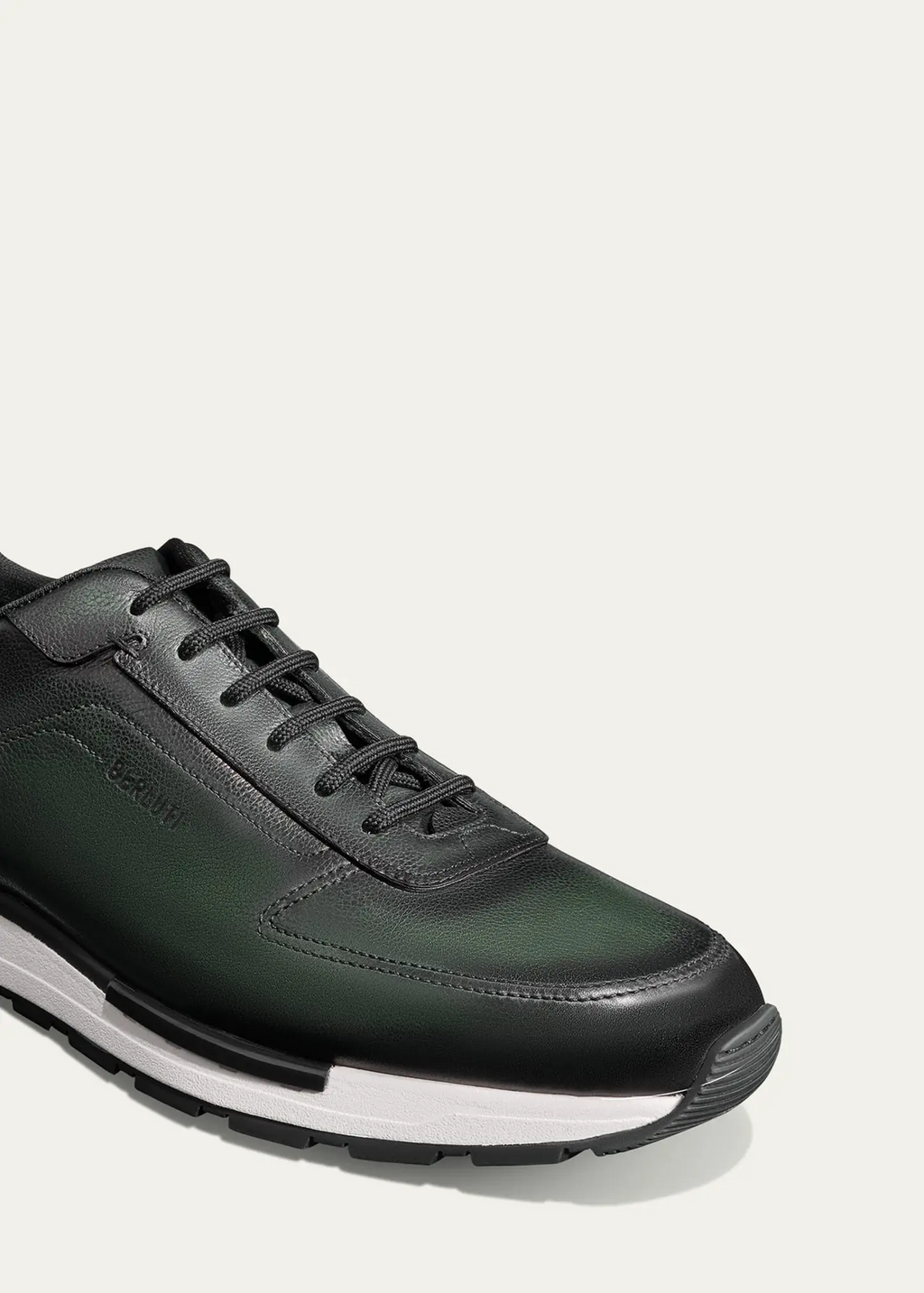 SNEAKER BERLUTI FAST TRACK EN CUIR DE VEAU VENEZIA EN VERT
