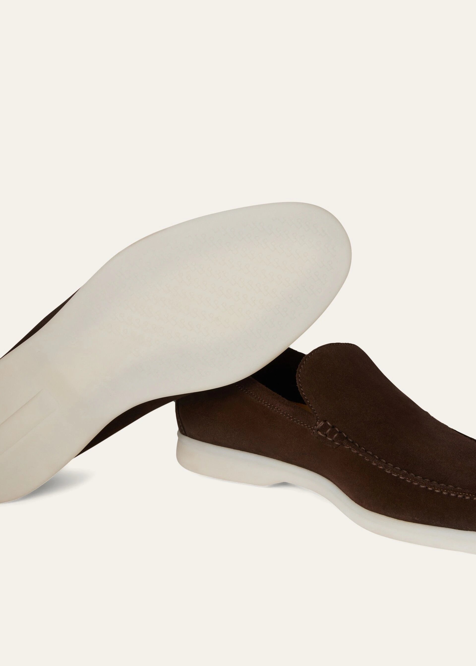 Loro piana Mocassins summer walk chocolate
