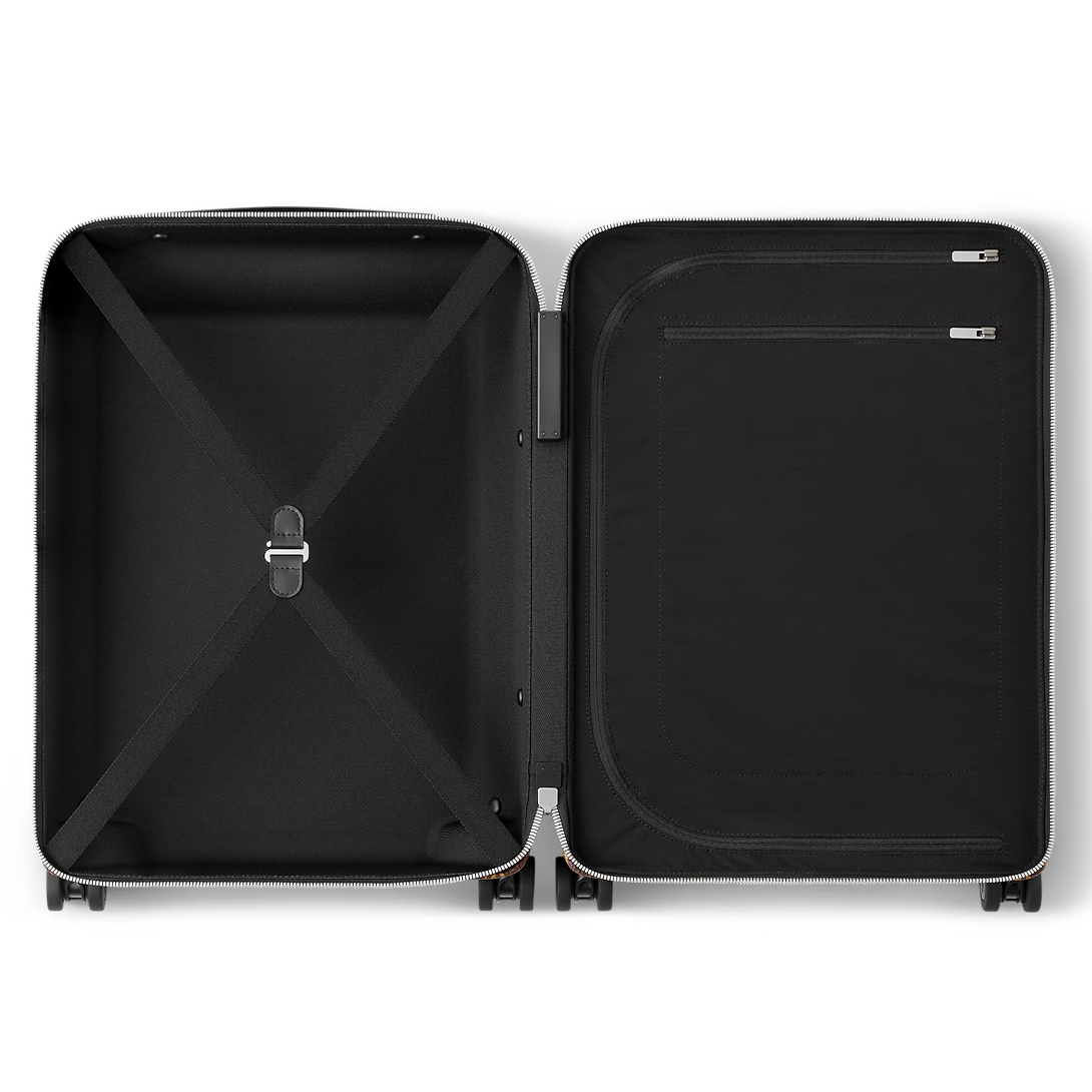 VALISE LV CABINE HORIZON 55 EN TOILE MONOGRAM MACASSAR