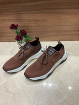 Espadrilles Berluti - Shadow - Maille et Cuir - Toffee