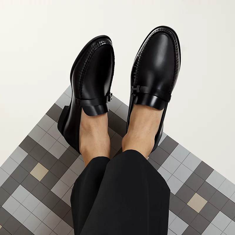 MOCASSINS HERMES IDEM EN NOIR