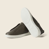 Espadrilles Zegna - Triple Stitch™ SECONDSKIN - Taupe Foncé