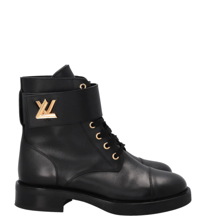 BOTTES LOUIS VUITTON WONDERLAND RANGER EN NOIR