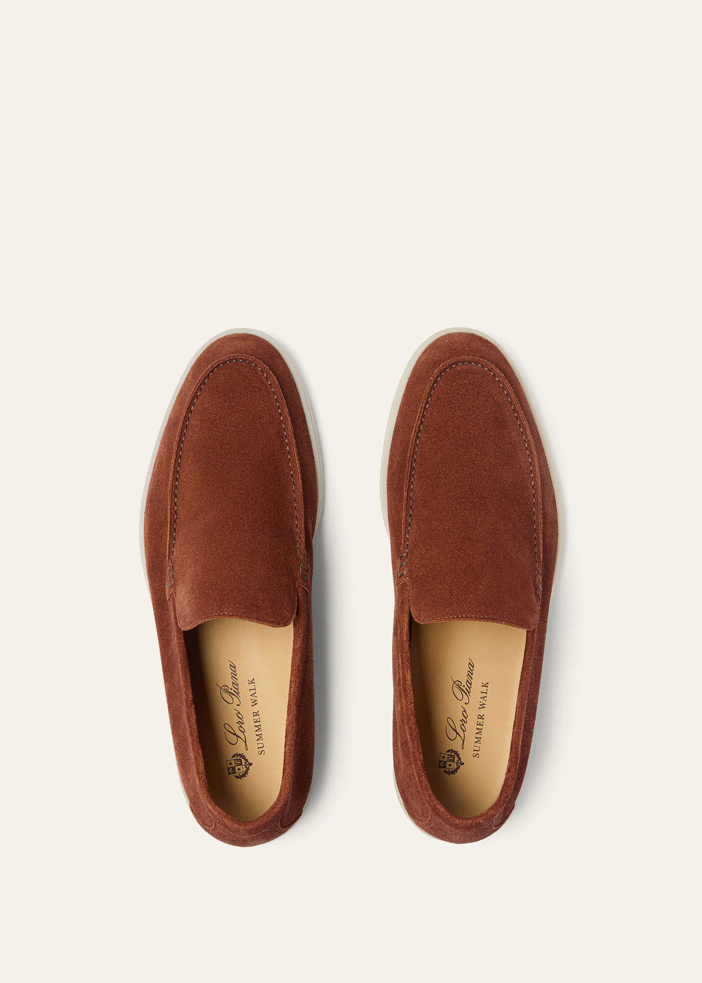 Loro piana Mocassins Summer Walk Brown whiskey