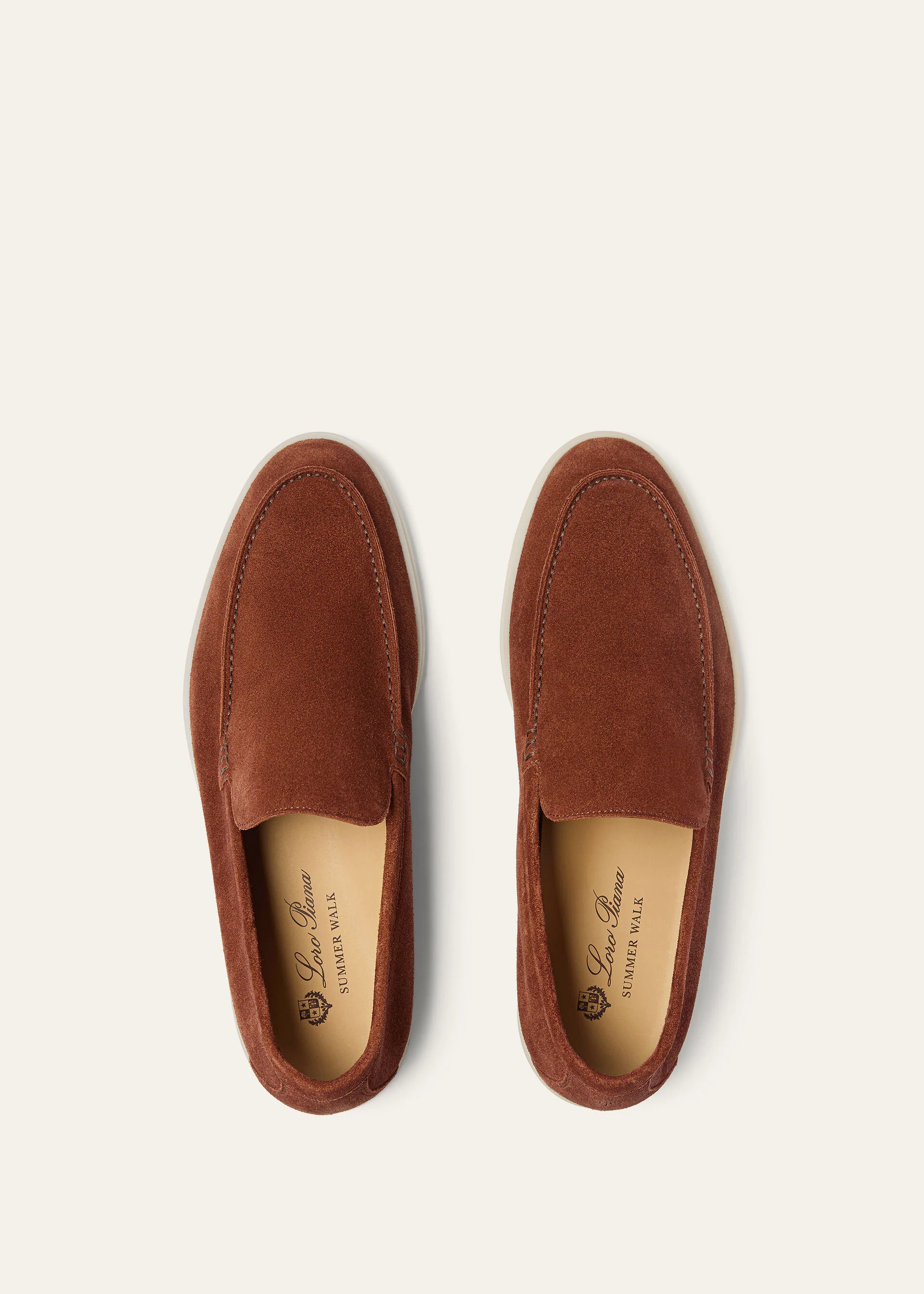 Loro piana Mocassins Summer Walk Brown whiskey