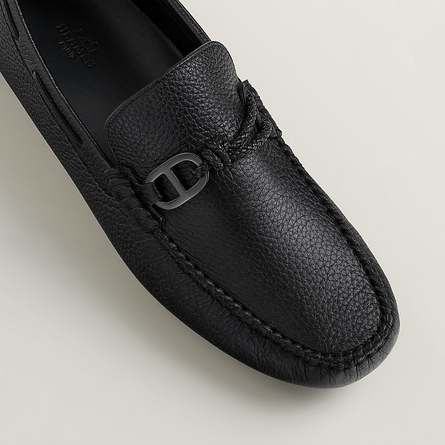 Mocassin Hermes Black Fear