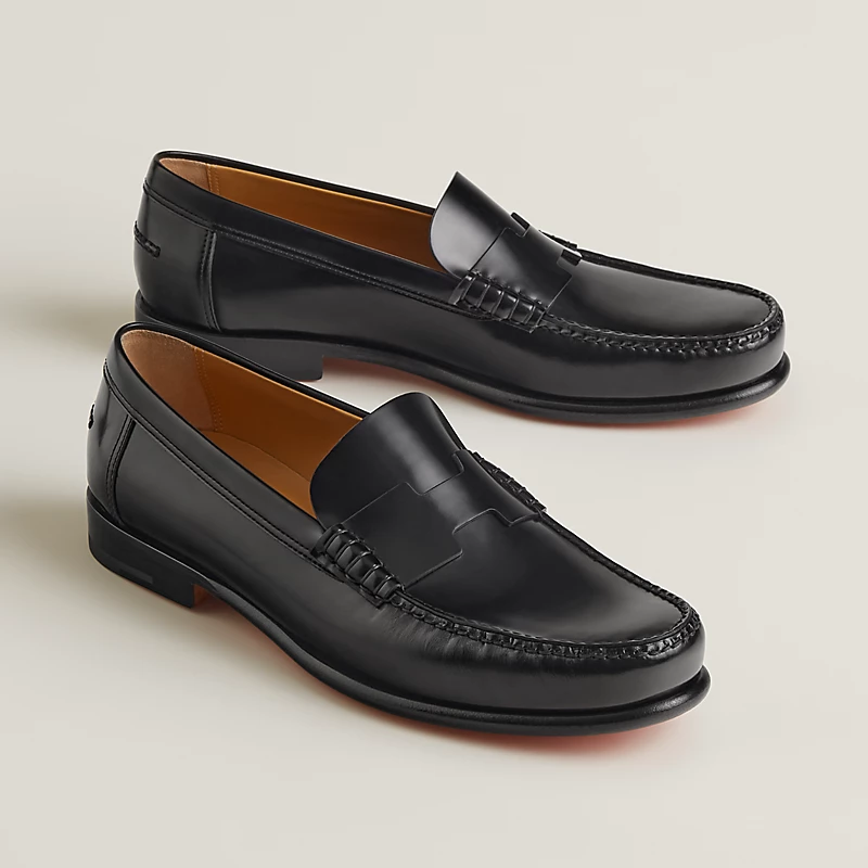 MOCASSINS HERMES KENNEDY EN NOIR
