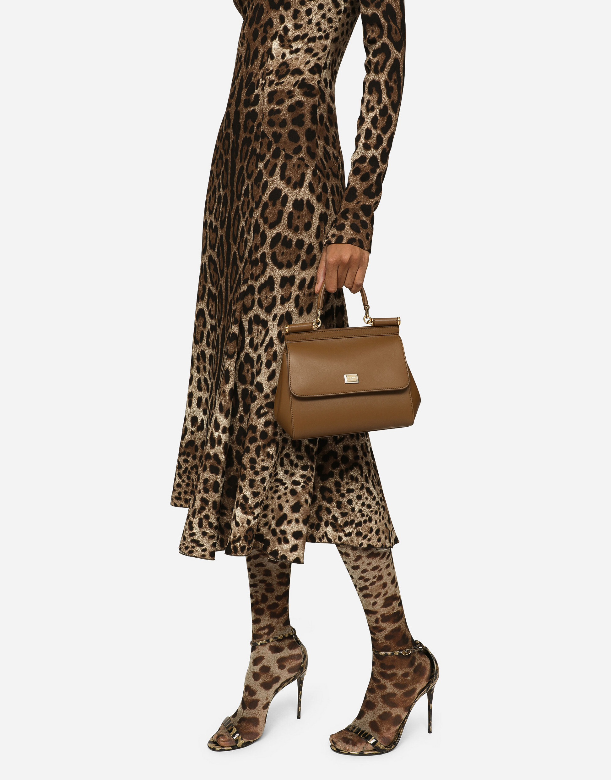 DOLCE & GABBANA Petit sac Sicily en cuir de veau