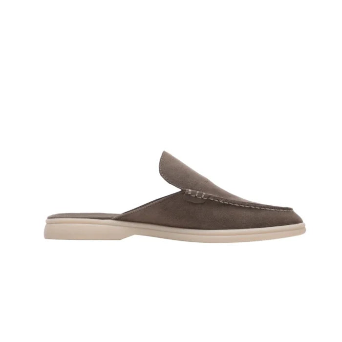 MOCASSINS BABOUCHE WALK EN MARRON CENDRE