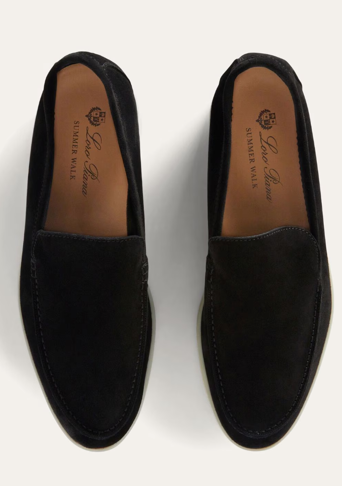 Loro piana walk Suede Noir