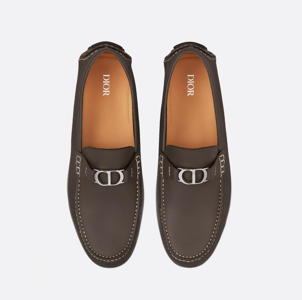 Mocassin Dior Odéon Loafer Ebony Grained