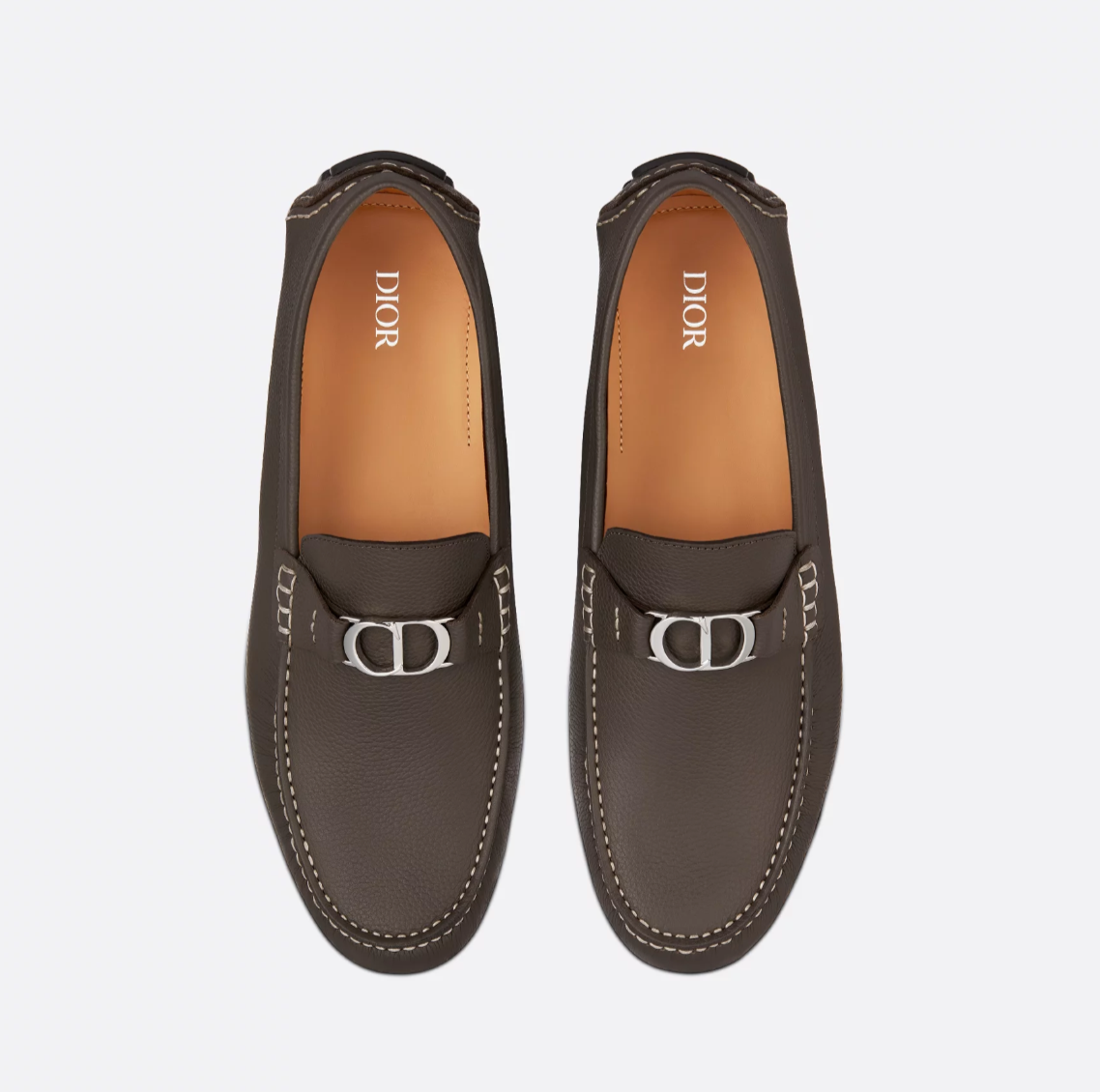 Mocassin Dior Odéon Loafer Ebony Grained