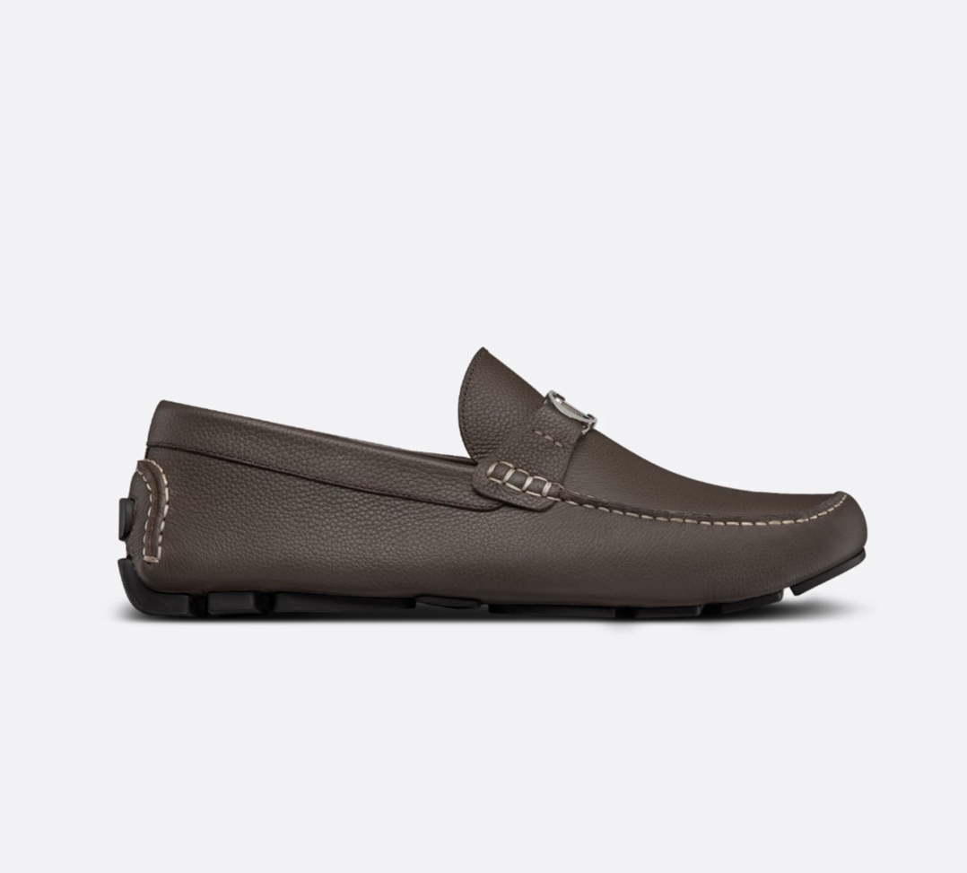 Mocassin Dior Odéon Loafer Ebony Grained