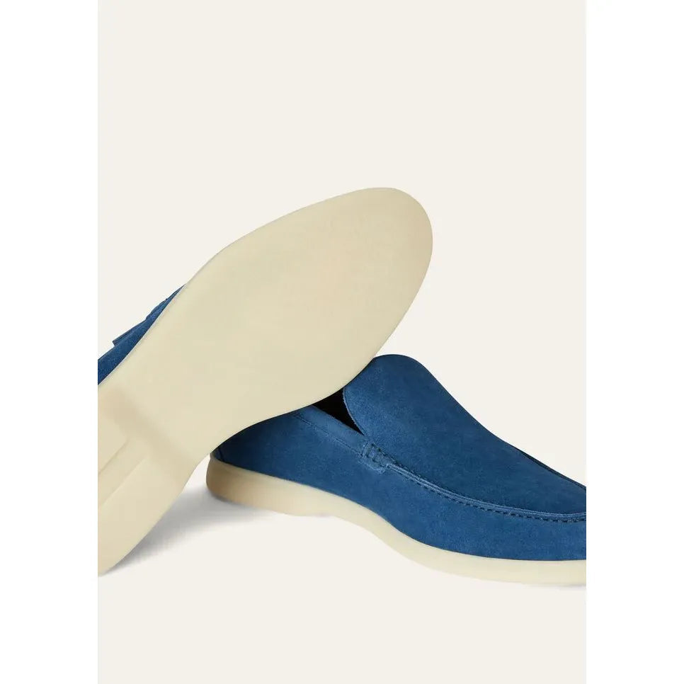 Mocassins Loro piana - Summer Walk Loafer - Bleu