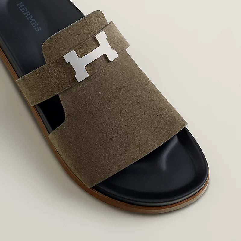Sandales Hermes - Jaurès - Étoupe