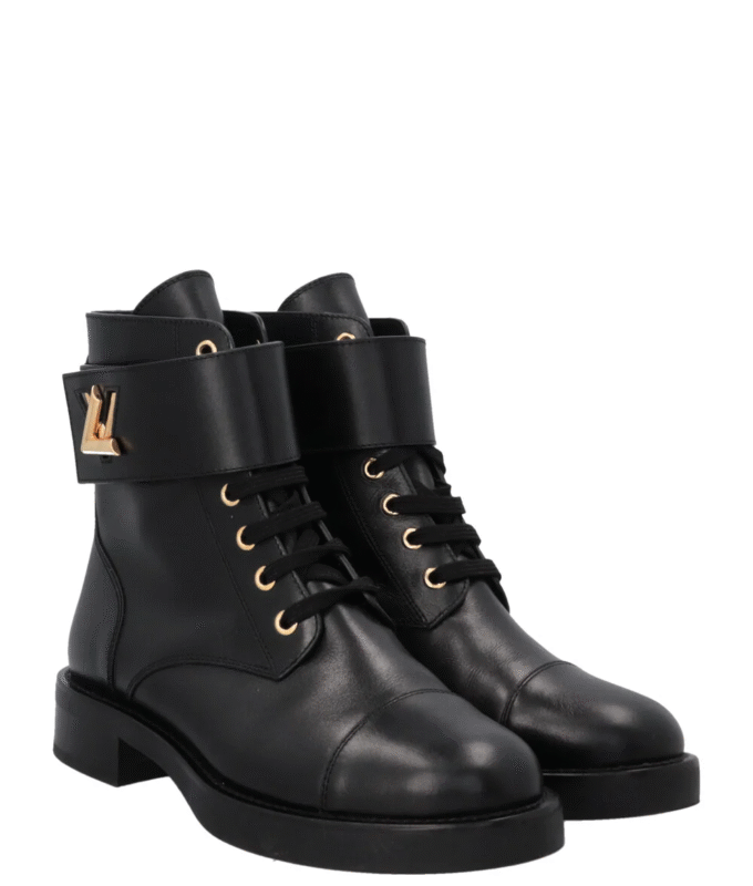 BOTTES LOUIS VUITTON WONDERLAND RANGER EN NOIR