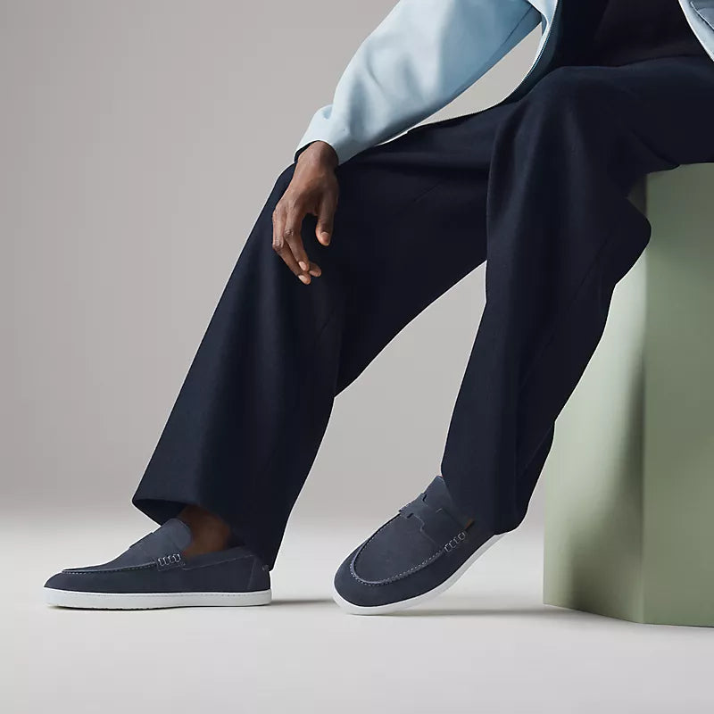 Mocassins Hermes - Job - Bleu