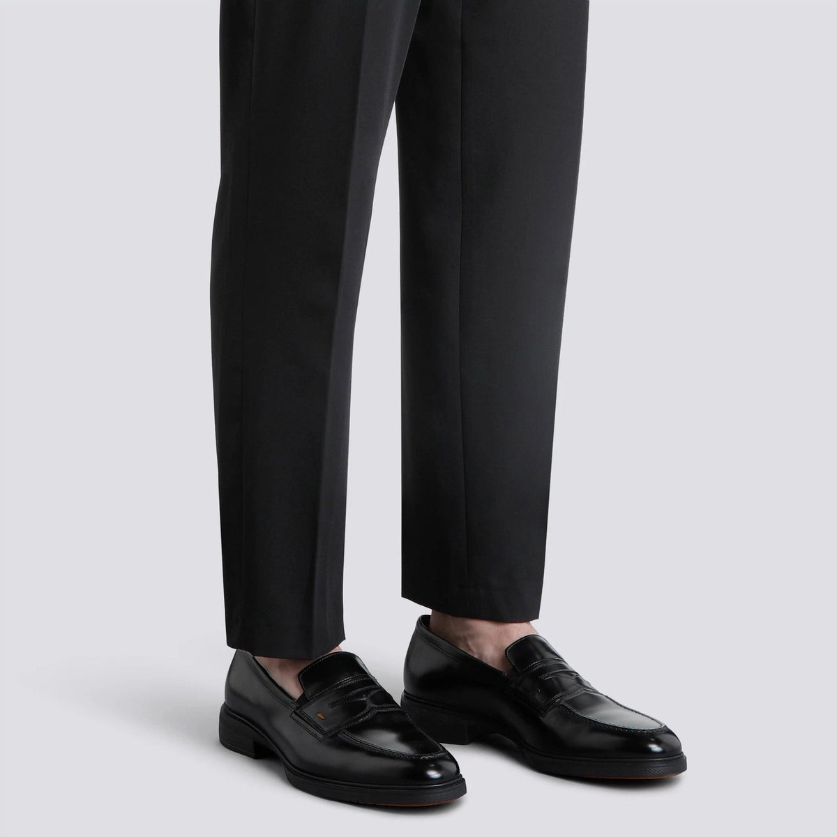 Mocassin Santoni - Easy - Cuir - Noir