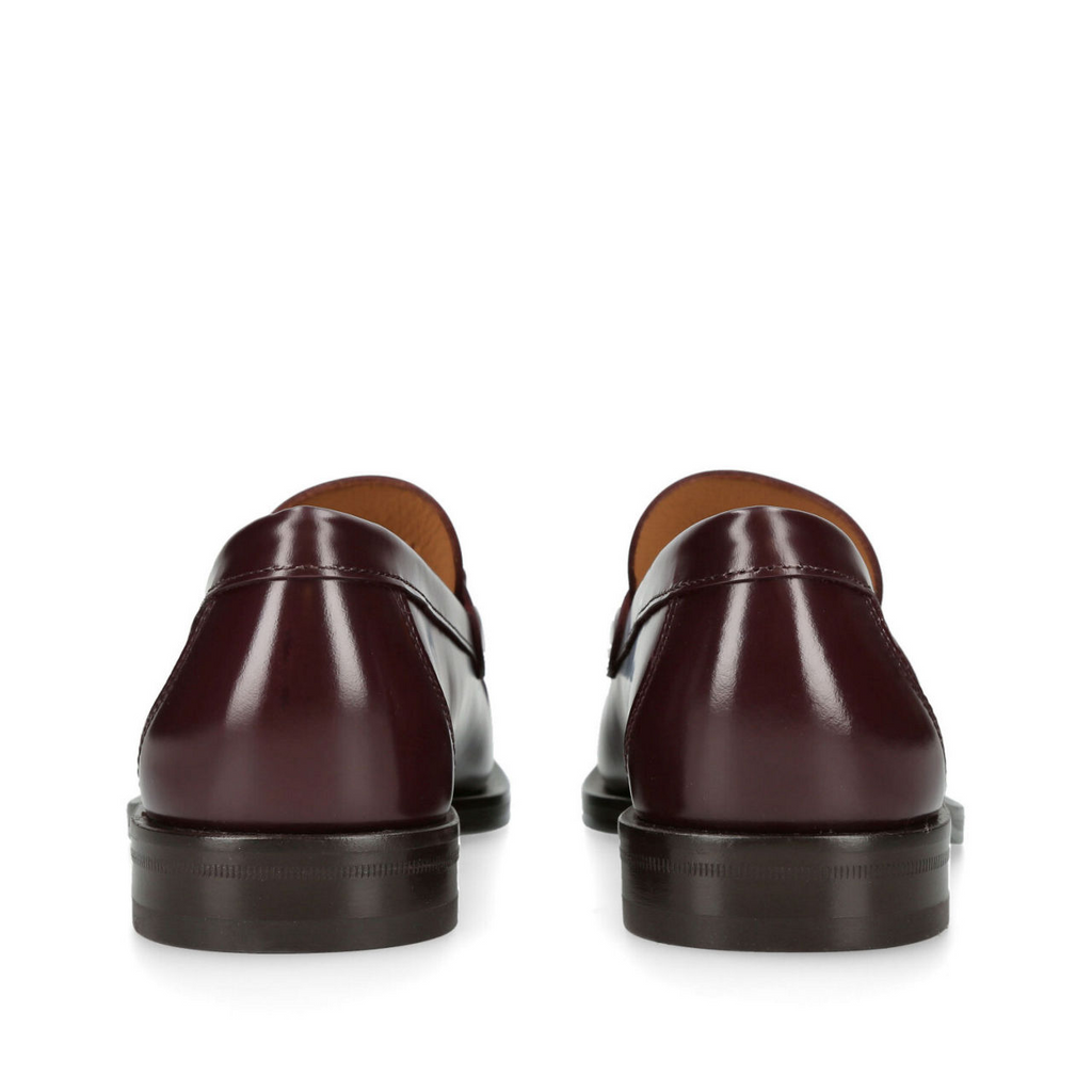 MOCASSINS FERRAGAMO EN ROUGE VIN