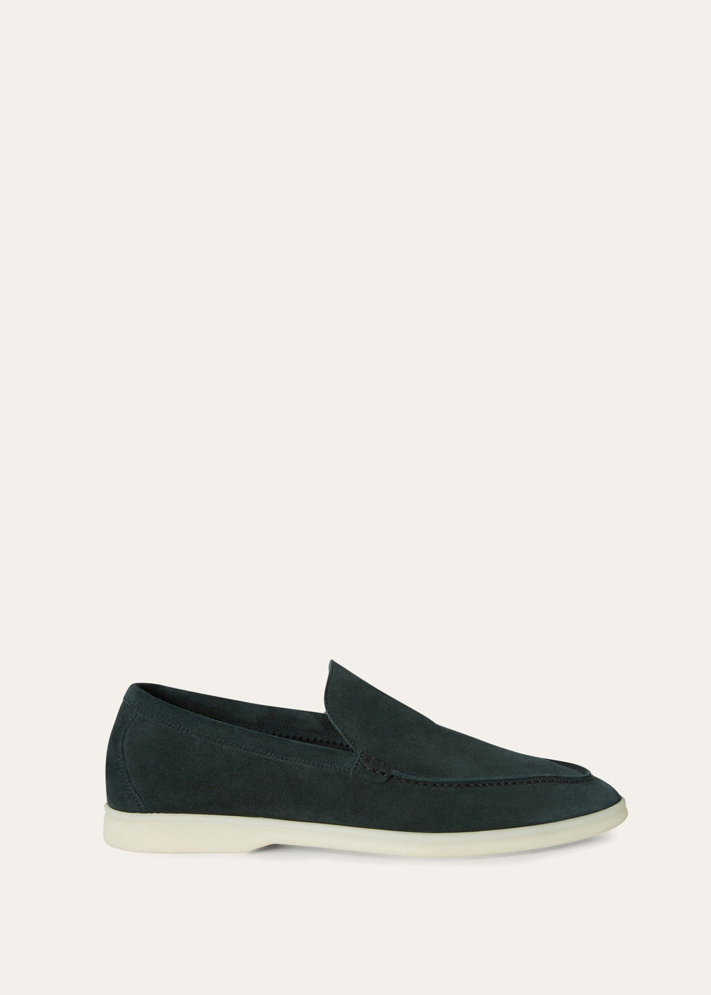 Loro piana Mocassins summer walk vert fonce