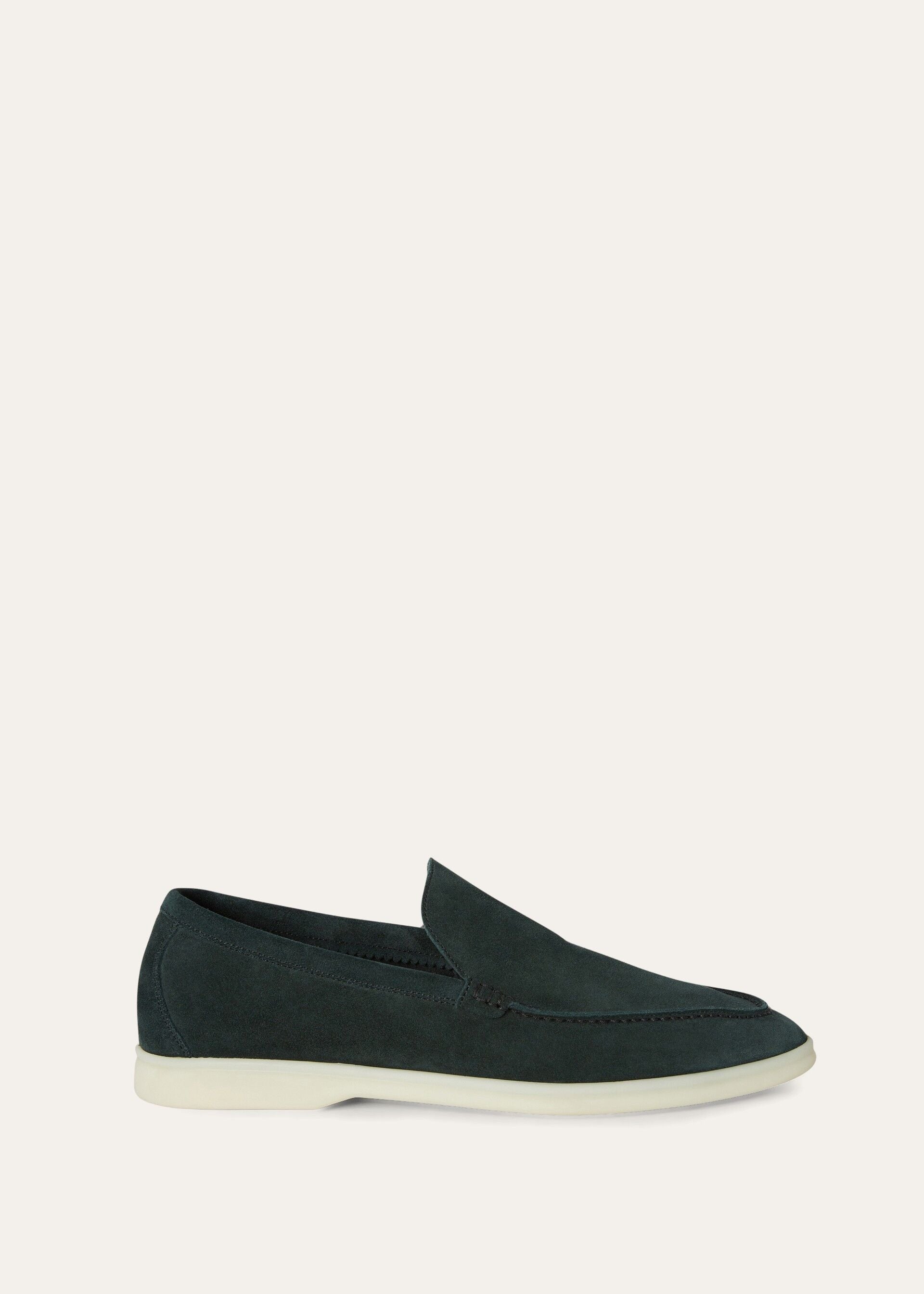 Loro piana Mocassins summer walk vert fonce