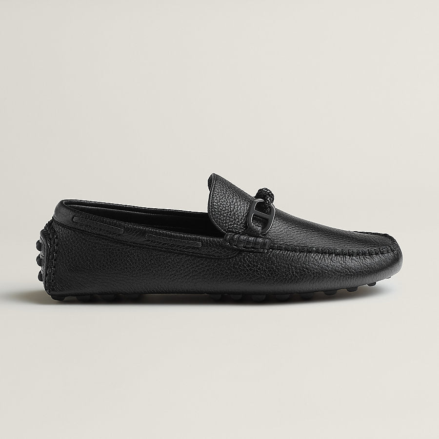 Mocassin Hermes Black Fear