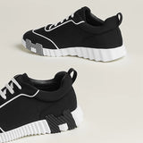 Espadrilles Hermes - Bouncing - Noir/Blanc