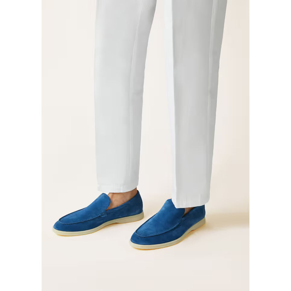 Mocassins Loro piana - Summer Walk Loafer - Bleu